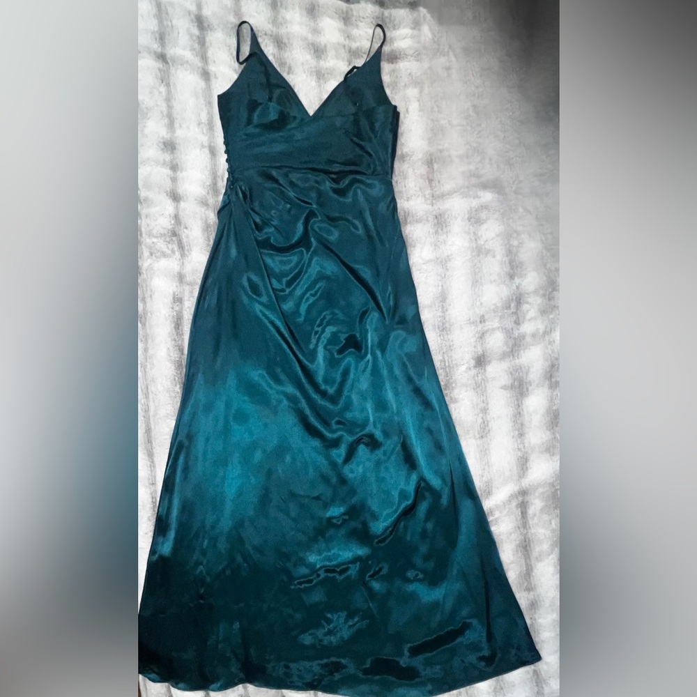David’s Bridal Dress— Emerald Green